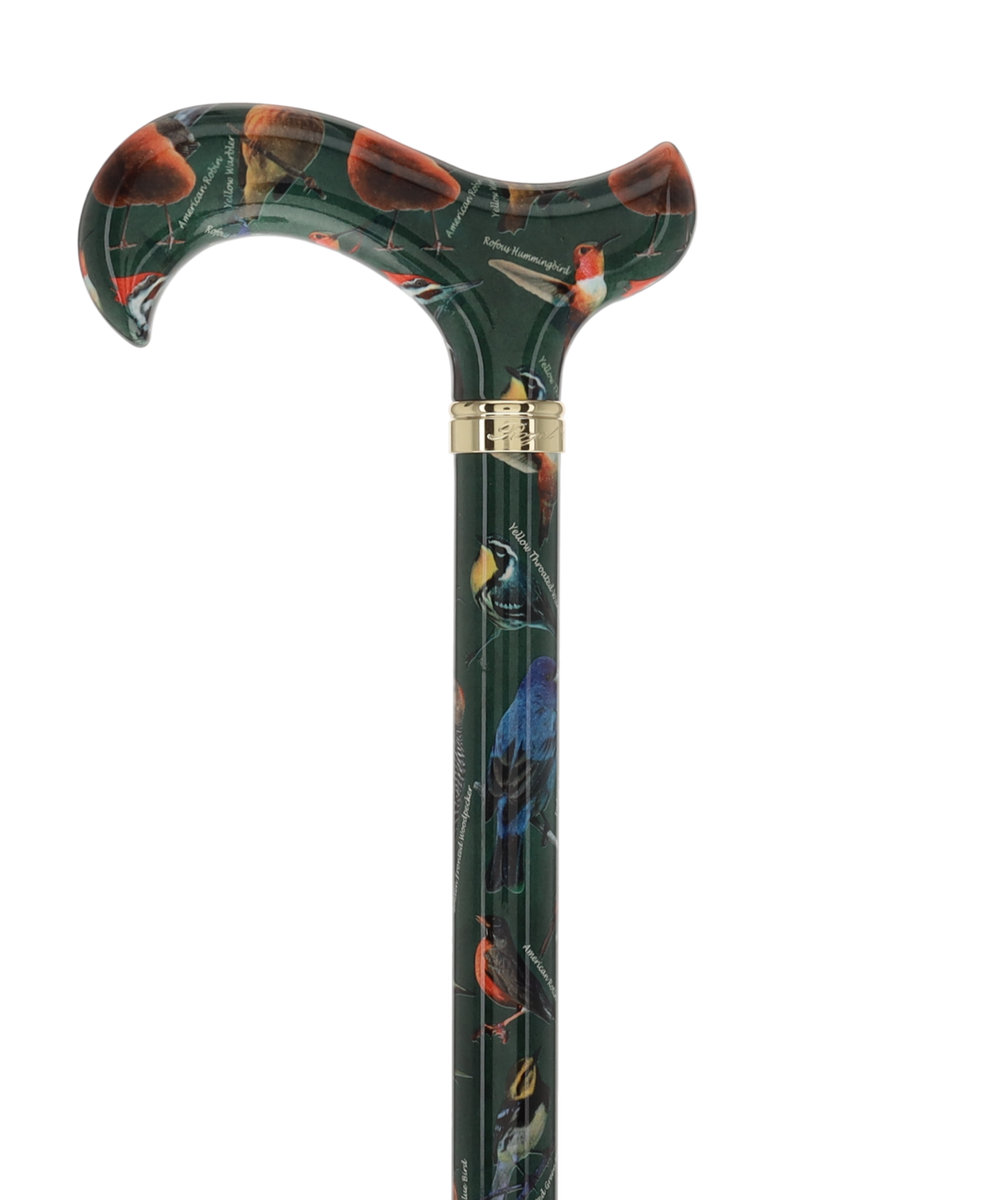 American Songbird: Designer Adjustable Cane w/ Patterned Handle Adjustable Walking Canes - Tophatter Daily Deals
