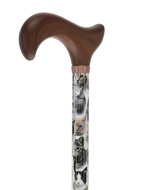 Cat Lovers-Designer Cane, Adjustable w/ wood Derby Handle Cat Walking Canes - Tophatter Daily Deals