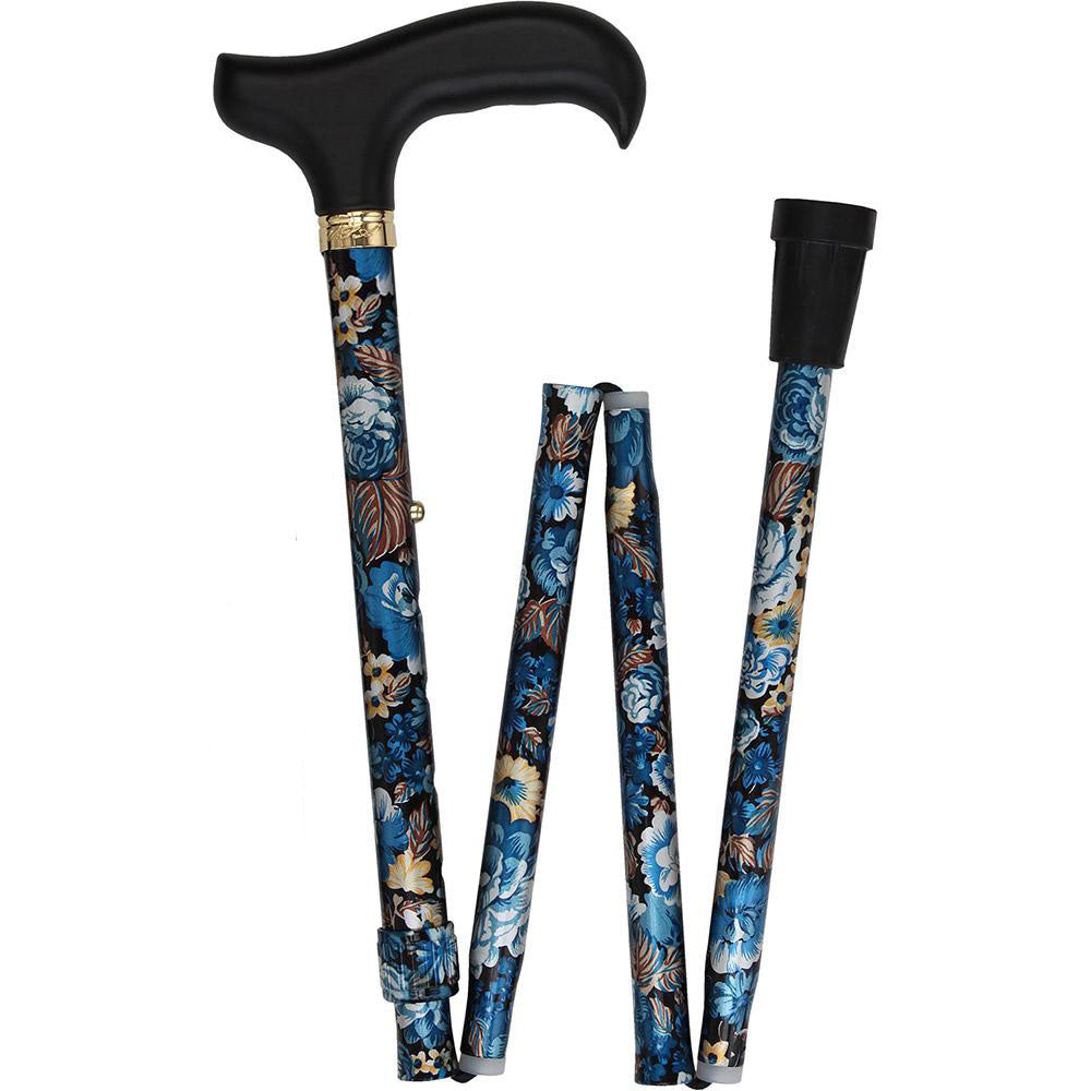 Evening Splendor: Designer Pattern Adjustable Folding Cane Folding Canes - Tophatter Daily Deals