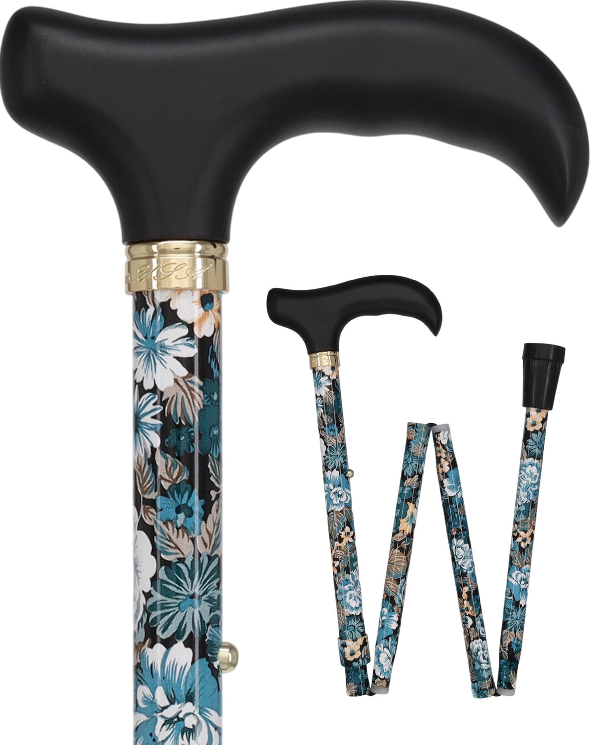 Evening Splendor Cane: Folding Adjustable with SafeTbase Safetbase Canes - Tophatter Daily Deals