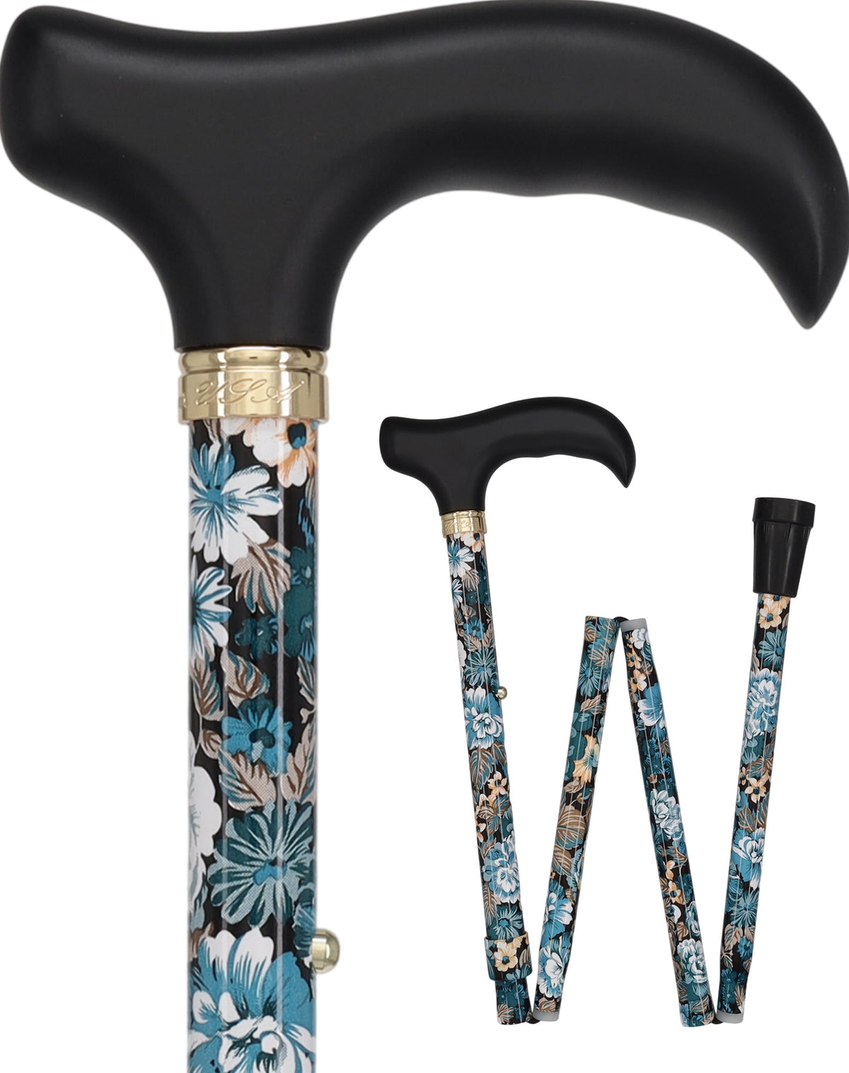 Evening Splendor: Designer Pattern Adjustable Folding Cane Folding Canes - Tophatter Daily Deals