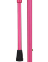Chic Pink Pearlz Rhinestone Adjustable Orthopedic Derby Cane Pearl Swirl Lucite Designer Walking Canes - Tophatter Daily Deals