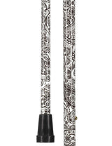Black & White Swirl Pearlz Rhinestone Orthopedic Derby Cane Pearl Swirl Lucite Designer Walking Canes - Tophatter Daily Deals