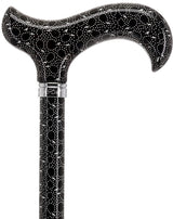 Midnight Rain: Designer Adjustable Cane / Patterned Handle Adjustable Walking Canes - Tophatter Daily Deals