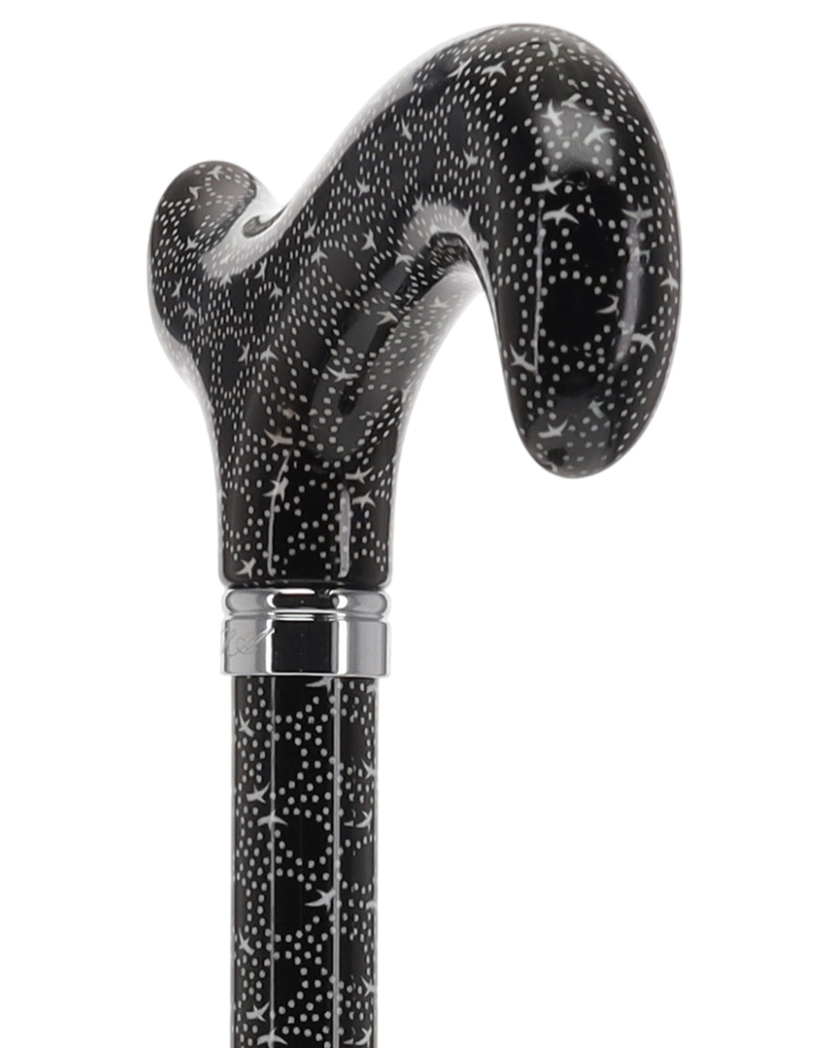 Midnight Rain: Designer Adjustable Cane / Patterned Handle Adjustable Walking Canes - Tophatter Daily Deals