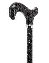 Midnight Rain: Designer Adjustable Cane / Patterned Handle Adjustable Walking Canes - Tophatter Daily Deals