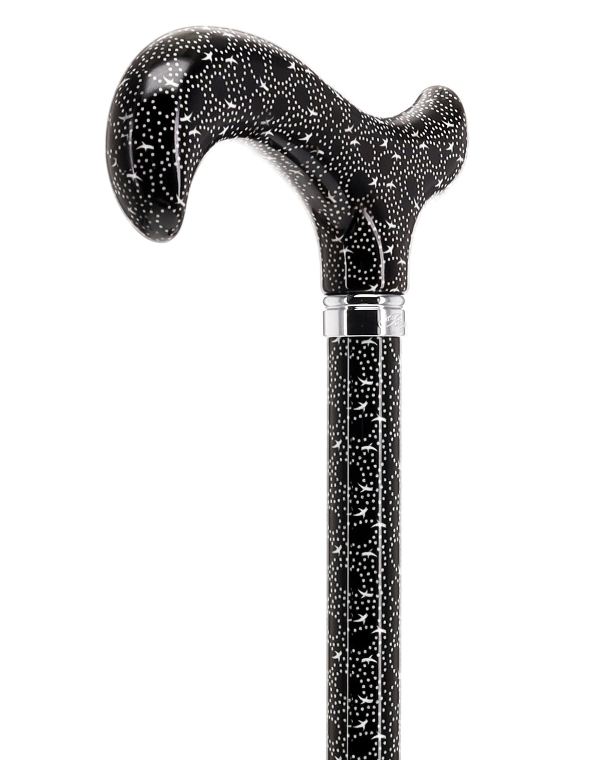 Midnight Rain: Designer Adjustable Cane / Patterned Handle Adjustable Walking Canes - Tophatter Daily Deals