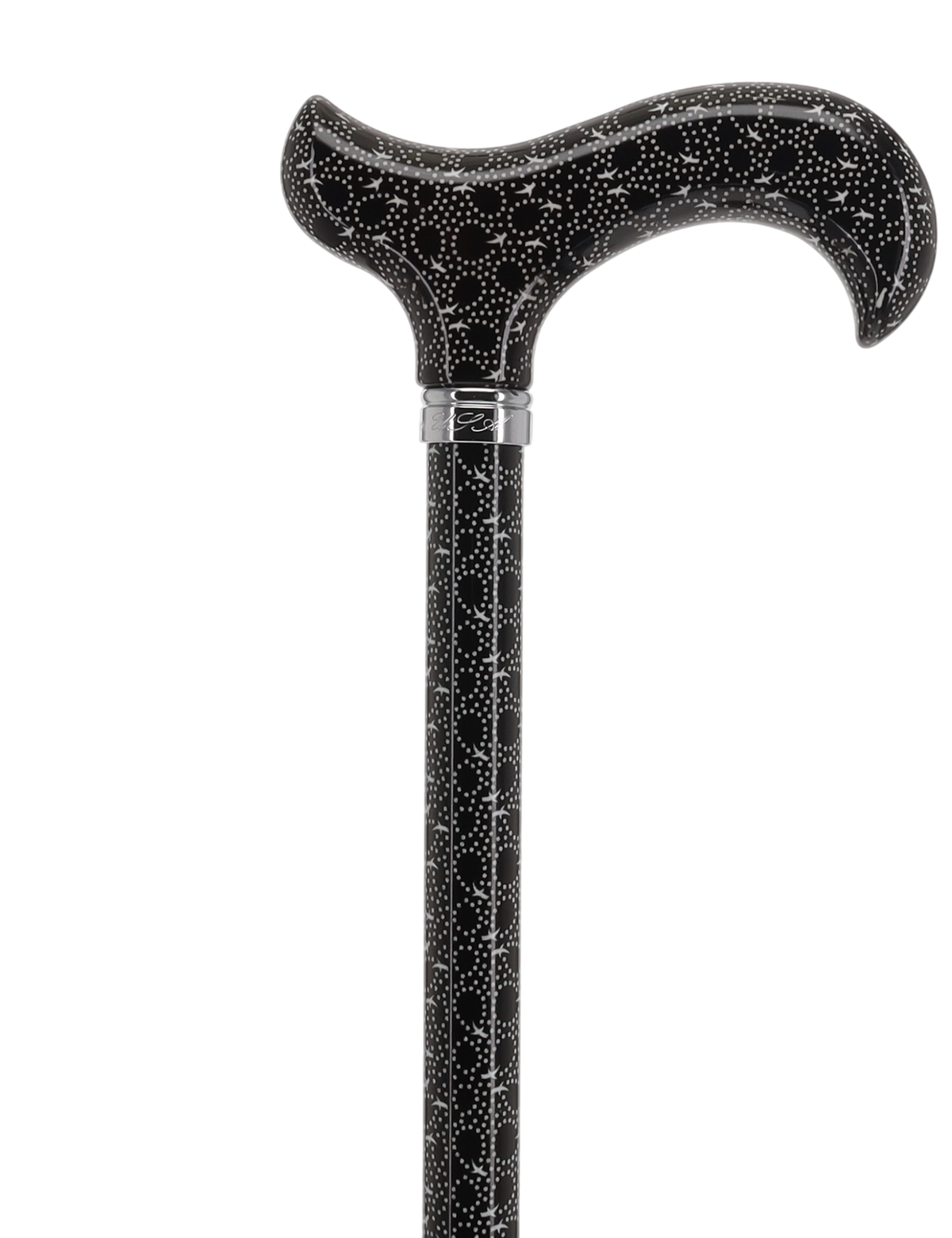 Midnight Rain: Designer Adjustable Cane / Patterned Handle Adjustable Walking Canes - Tophatter Daily Deals