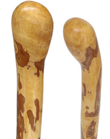 Authentic Hazel Walking Stick from Ireland Irish Blackthorn Canes - Tophatter Daily Deals