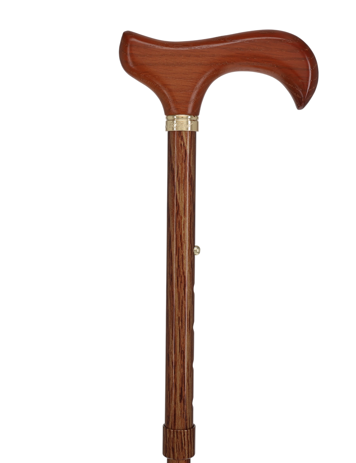 Realistic Wood: Folding Adjustable Cane w/ Wooden Handle Folding Canes - Tophatter Daily Deals