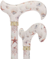 HD Pattern Designer Cane - Matching Handle & Shaft - Durable Adjustable Aluminum - Tophatter Daily Deals