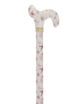 Watercolor Seashells: Designer Derby Cane Patterned Handle Adjustable Walking Canes - Tophatter Daily Deals