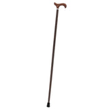 Scratch and Dent Derby Walking Cane w/ Genuine Snakewood Handle & Wenge Shaft w/ Silver Collar V3217 Derby Classic Walking Canes - Tophatter Daily Deals