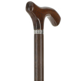 Luxury Genuine Snakewood Fritz Handle Cane - Wenge Shaft Fritz Handle Walking Canes - Tophatter Daily Deals