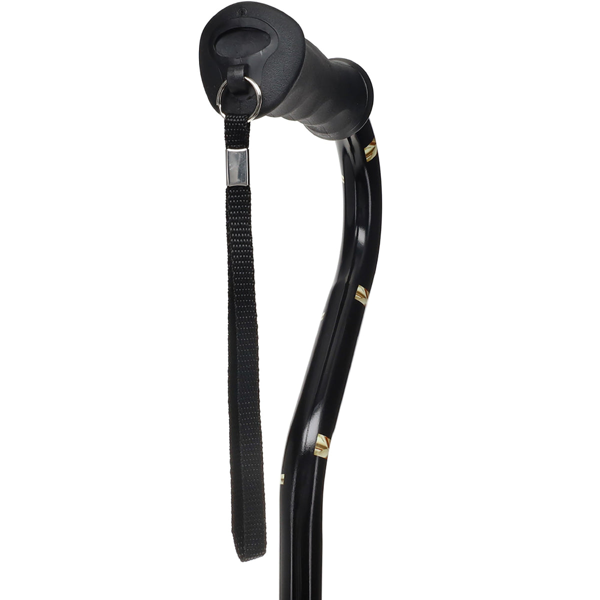 Golden Cross Designer Adjustable Cane: Comfort Grip Offset Adjustable Walking Canes - Tophatter Daily Deals