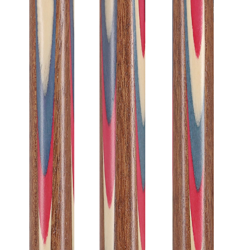 Patriotic "Colors Don't Run" Eagle Cane - Ovangkol Inlaid Wood Bird Walking Canes - Tophatter Daily Deals