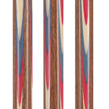 Patriotic "Colors Don't Run" Eagle Cane - Ovangkol Inlaid Wood Bird Walking Canes - Tophatter Daily Deals