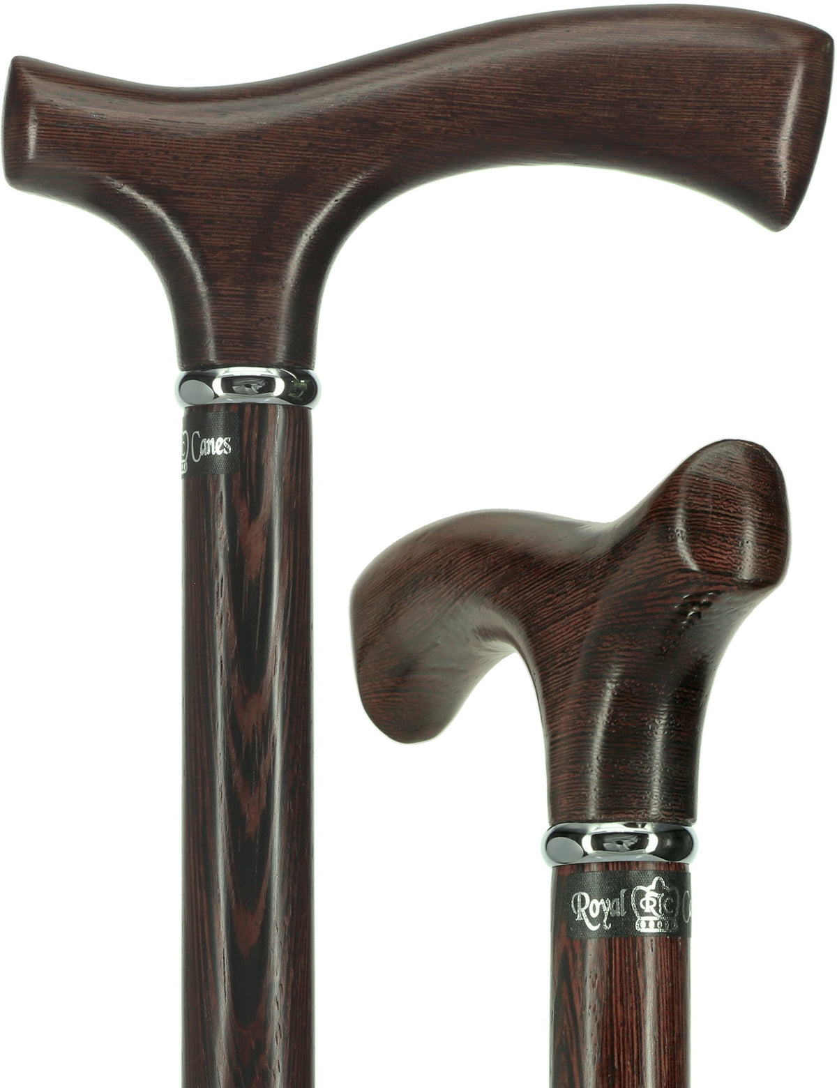 Genuine Wenge Wood Fritz Comfort Handle - Standard Size Fritz Handled Canes - Tophatter Daily Deals