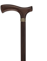 Genuine Wenge Wood Fritz Comfort Handle - Standard Size Fritz Handled Canes - Tophatter Daily Deals