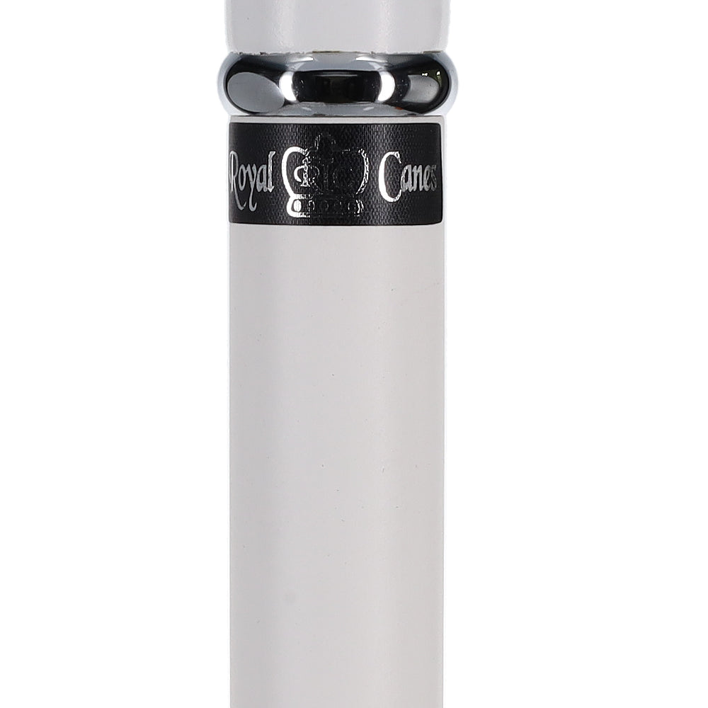 Sleek White Derby Handle: Beechwood Shaft with Polished Finish Derby Handled Canes - Tophatter Daily Deals