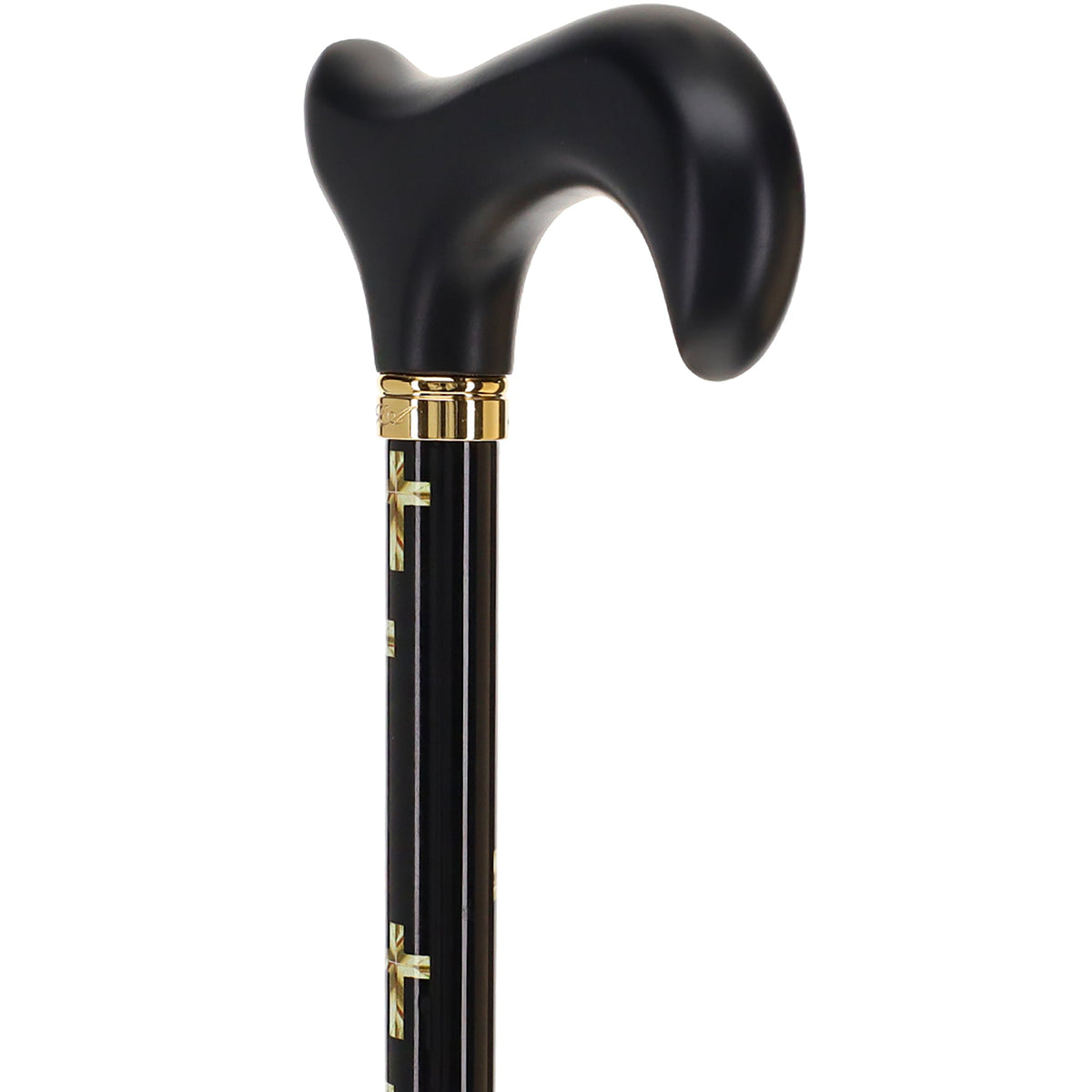 Golden Cross: Elegance & Comfort - Wooden Handle Adjustable Walking Canes - Tophatter Daily Deals