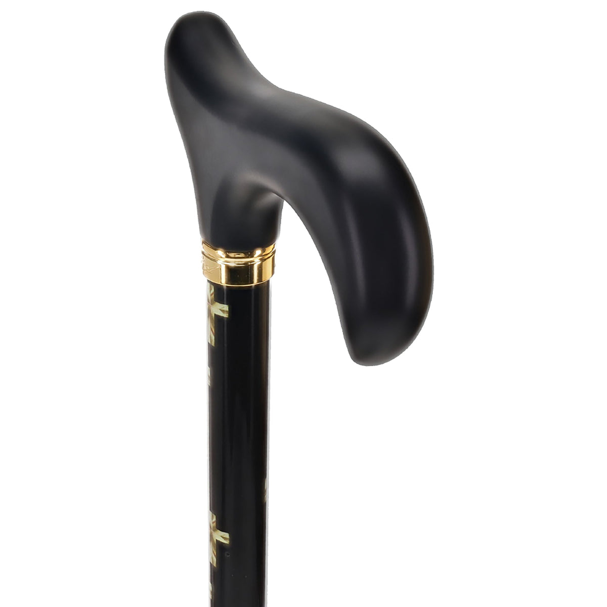 Golden Cross: Elegance & Comfort - Wooden Handle Adjustable Walking Canes - Tophatter Daily Deals