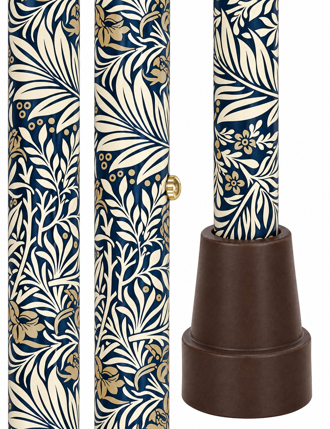 Golden Petals Adjustable Cane: Comfort Grip Offset Adjustable Walking Canes - Tophatter Daily Deals