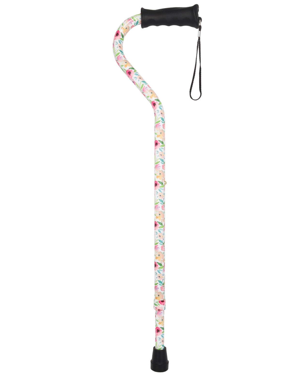Pink Vivienne May Convertible Quad Base Walking Cane with Comfort Grip - Adjustable Shaft - Tophatter Daily Deals