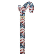 The Americas Designer Cane: Patterned Derby Handle Adjustable Walking Canes - Tophatter Daily Deals