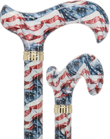 HD Pattern Designer Cane - Matching Handle & Shaft - Durable Adjustable Aluminum America's Cane - Tophatter Daily Deals
