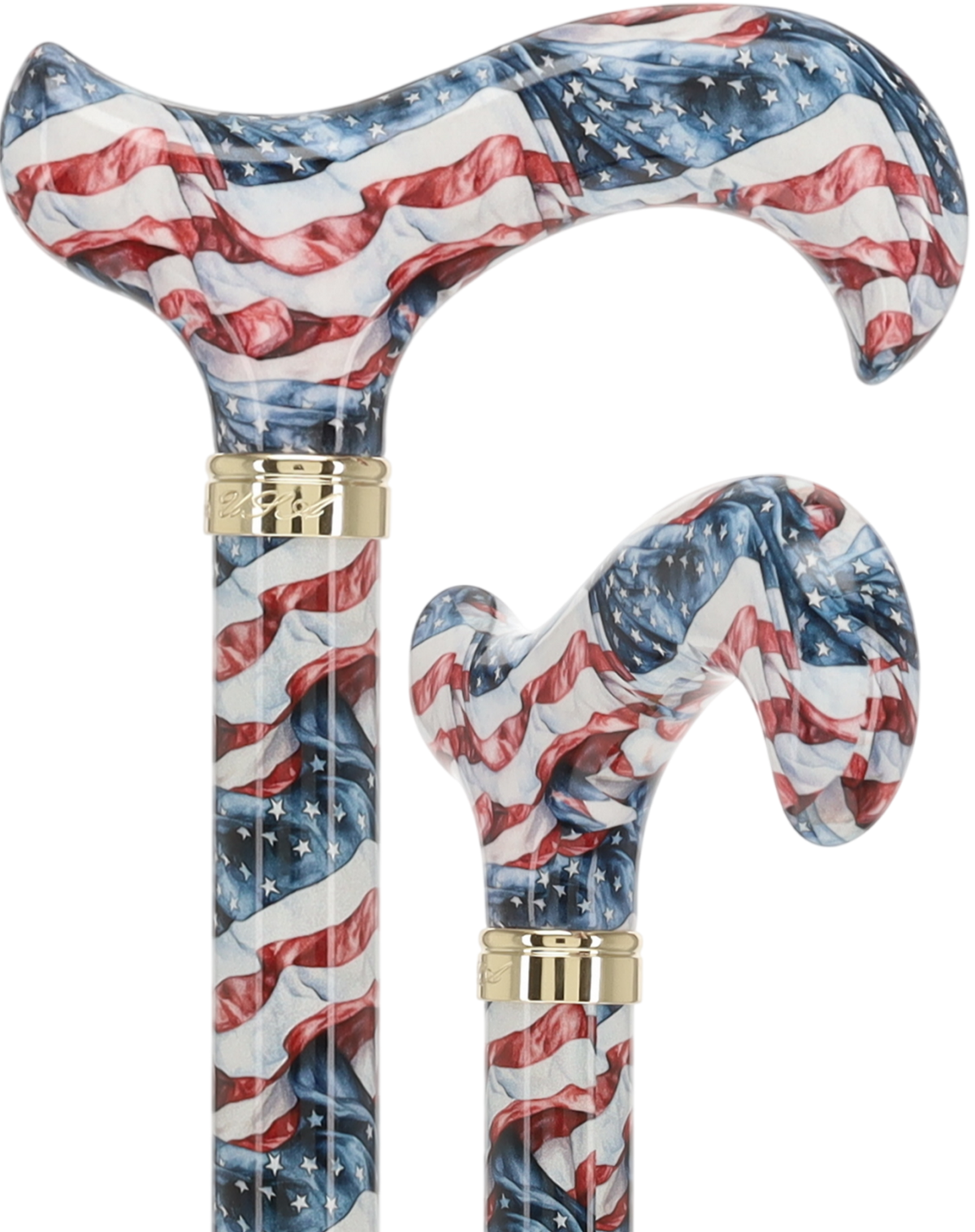 HD Pattern Designer Cane - Matching Handle & Shaft - Durable Adjustable Aluminum America's Cane - Tophatter Daily Deals