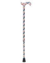 The Americas Designer Cane: Patterned Derby Handle Adjustable Walking Canes - Tophatter Daily Deals