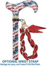 The Americas Designer Cane: Patterned Derby Handle Yes Adjustable Walking Canes - Tophatter Daily Deals