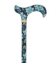 FashionStix Blue Bloom Succulents: Adjustable Designer Cane Adjustable Walking Canes - Tophatter Daily Deals