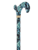 FashionStix Blue Bloom Succulents: Adjustable Designer Cane Adjustable Walking Canes - Tophatter Daily Deals