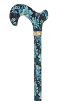 FashionStix Blue Bloom Succulents: Adjustable Designer Cane Adjustable Walking Canes - Tophatter Daily Deals