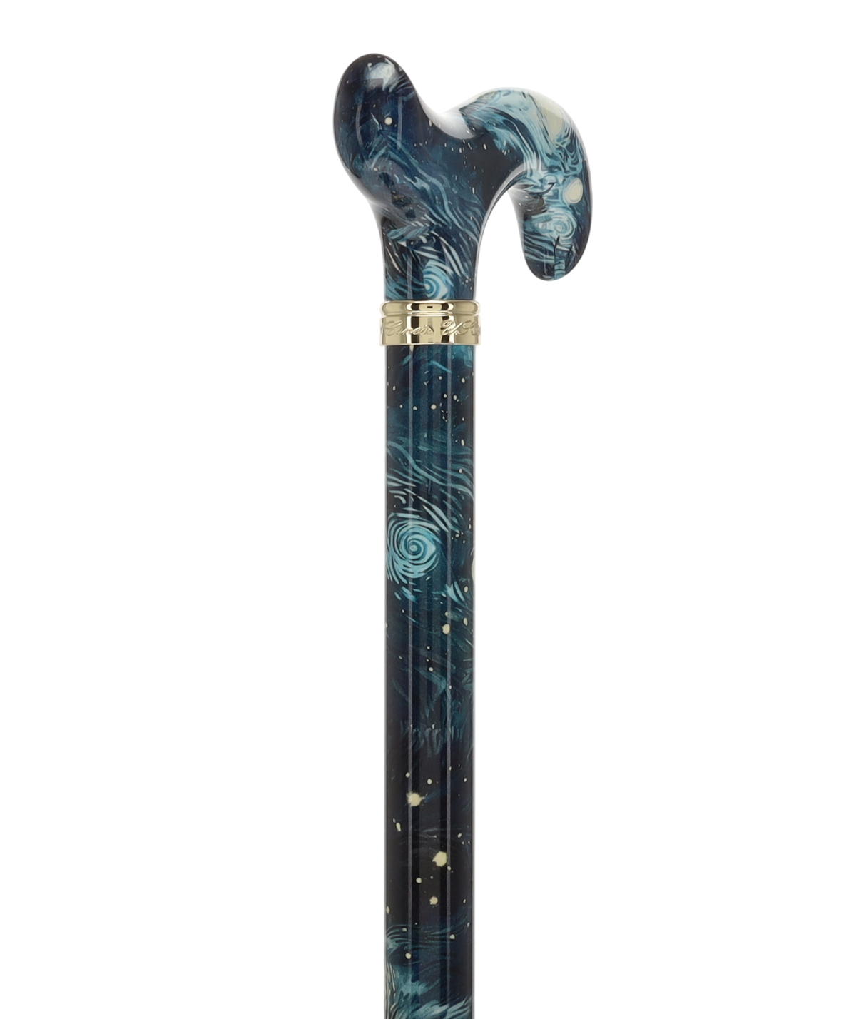 The Stellar Universe Designer Cane: Patterned Derby Handle Adjustable Walking Canes - Tophatter Daily Deals
