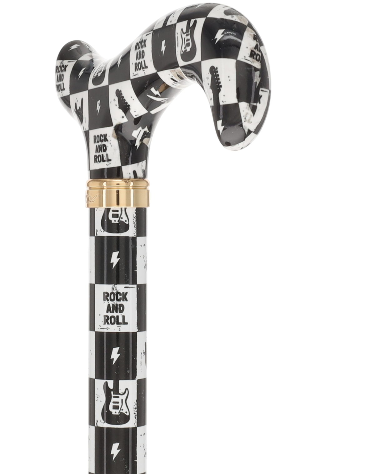 The Iconic Walk & Roll Designer Cane: Patterned Derby Handle Adjustable Walking Canes - Tophatter Daily Deals
