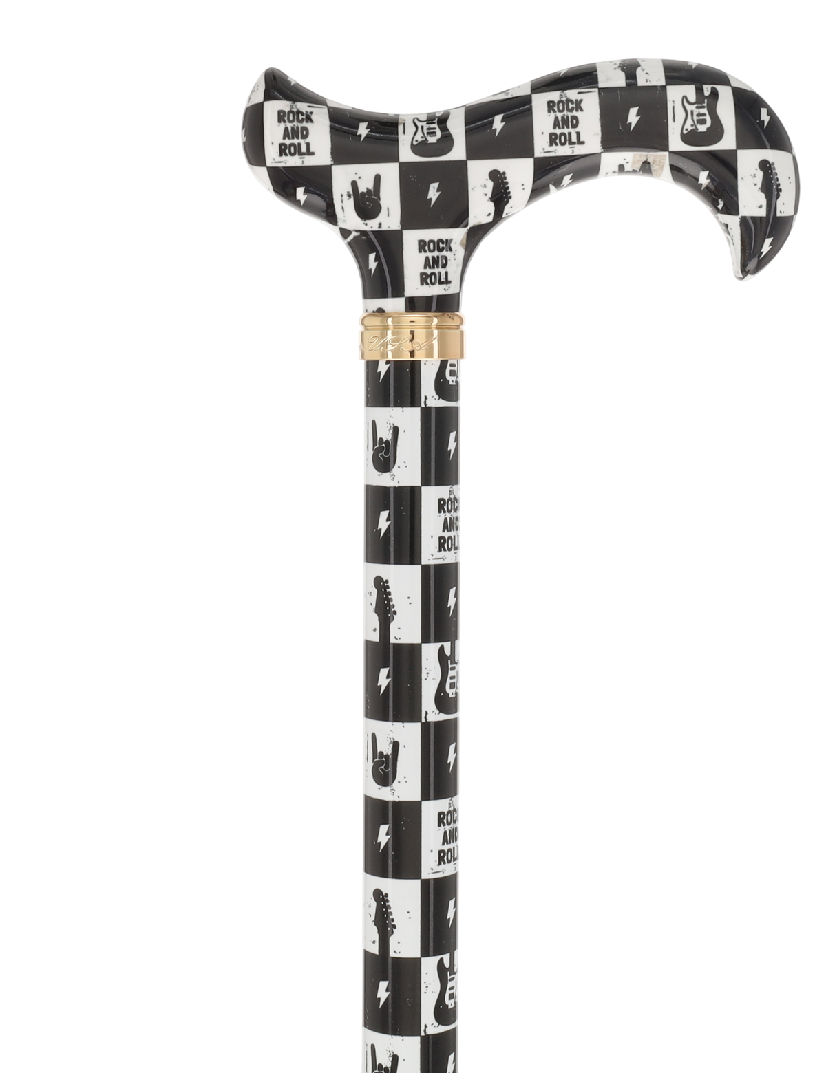 The Iconic Walk & Roll Designer Cane: Patterned Derby Handle Adjustable Walking Canes - Tophatter Daily Deals
