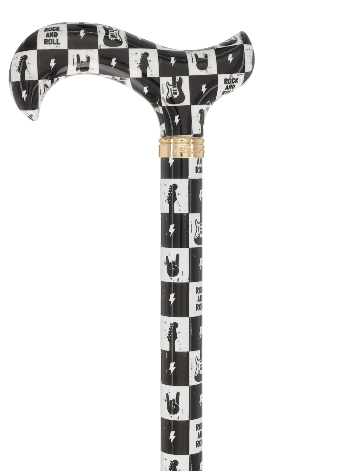 The Iconic Walk & Roll Designer Cane: Patterned Derby Handle Adjustable Walking Canes - Tophatter Daily Deals