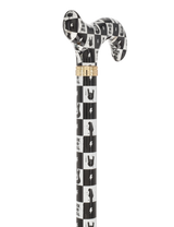 The Iconic Walk & Roll Designer Cane: Patterned Derby Handle Adjustable Walking Canes - Tophatter Daily Deals