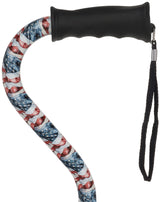 The America's Designer Adjustable Cane: Comfort Grip Offset Adjustable Walking Canes - Tophatter Daily Deals