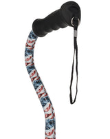The America's Designer Adjustable Cane: Comfort Grip Offset Adjustable Walking Canes - Tophatter Daily Deals