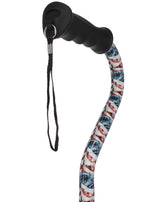 The America's Designer Adjustable Cane: Comfort Grip Offset Adjustable Walking Canes - Tophatter Daily Deals