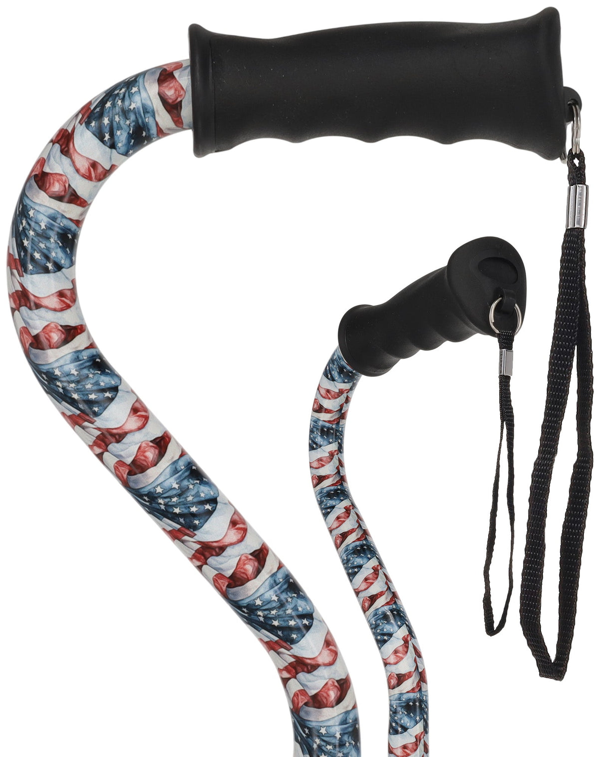 The America's Designer Adjustable Cane: Comfort Grip Offset Adjustable Walking Canes - Tophatter Daily Deals