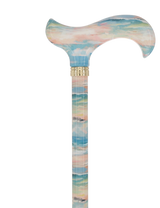 Impressions of the Sea Designer Cane: Patterned Derby Handle Adjustable Walking Canes - Tophatter Daily Deals