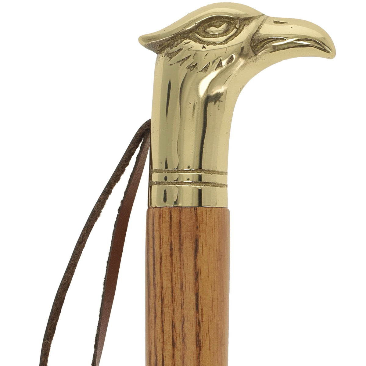 Shoe Horn Elegance: Brass Eagle Head, Durable Ash Wood Handle Shoe Horns - Tophatter Daily Deals