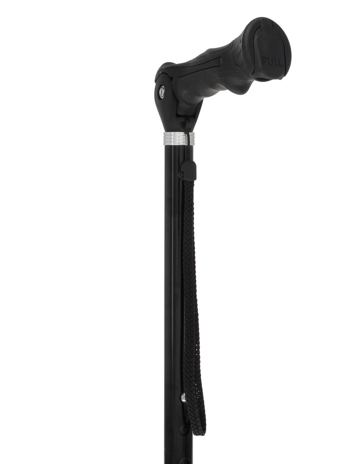Black Adjustable Walking Hiking Staff Hiking Staffs - Tophatter Daily Deals