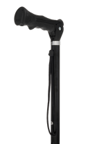 Black Adjustable Walking Hiking Staff Hiking Staffs - Tophatter Daily Deals