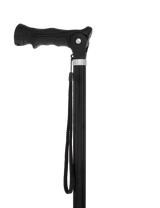 Black Adjustable Walking Hiking Staff Hiking Staffs - Tophatter Daily Deals